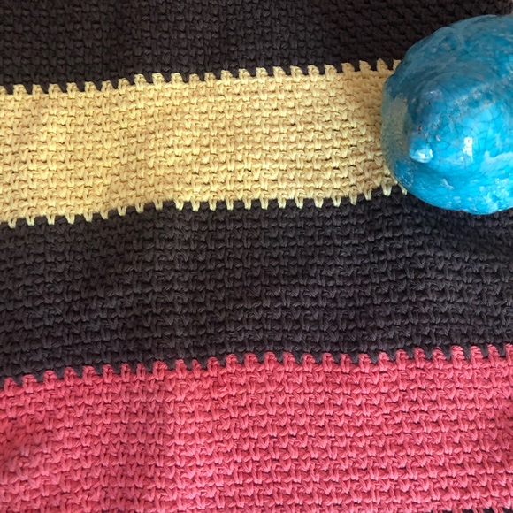 Hand crocheted 🧶 cotton baby blanket - Picture 3 of 5